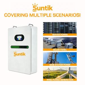 แบตเตอรี่ลิเธียมติดผนัง 51.2V 10kWh ระบบพลังงานแสงอาทิตย์ 5kW สำหรับบ้าน ใช้กับระบบกริด  เซลล์ LiFePO4 เกรด A 8000+ รอบการใช้งานแบบ Deep Cycle - Product Image 4