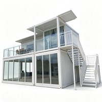 Appartement complet meublé, maison préfabriquée en conteneur à chambre unique, maison préfabriquée en kit avec salle de bain et cuisine, fabriquée en Chine