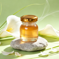Ensemble de 3 pots à miel en verre de luxe avec couvercles, coffret cadeau de dégustation de miel, boîte rigide personnalisée disponible pour le miel de Manuka cru biologique