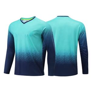 Erkek yeni koruyucu kaleci üniforma futbol forması gömlek eğitim futbol sünger koruyucu çocuk boyutu kaleci giysileri - Product Image 6