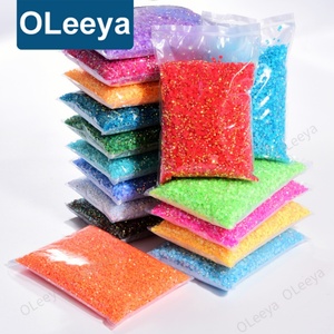 Lot en gros de strass en résine à dos plat, non thermocollants, de 2 mm à 6 mm, pour la décoration des ongles, des téléphones et des bijoux - Product Image 1