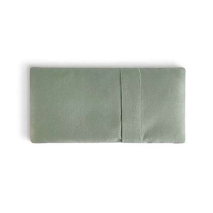 Masque oculaire aromathérapeutique lesté, chauffable et congelable, avec garnissage de lavande et de graines de lin, pour la relaxation et la méditation - Product Image 5