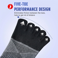 Chaussettes de course à cinq doigts pour hommes et femmes, respirantes, anti-ampoules, pour la gym et la randonnée – Meilleures ventes