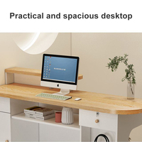 Comptoir de Caisse Simple et Moderne pour Magasin de Vêtements, Bureau d'Accueil en MDF pour Salon de Beauté