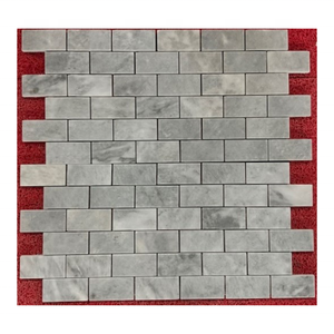 Azulejos de mosaico de mármol gris Bardiglio Afyon, diseño moderno, directo de fábrica, profesional para cocina, baño, suelo, decoración de pared - Product Image 5