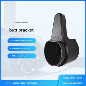 Universal Type 1 Type 2 EV Charger Holder Wall Mount Cable Organizer Hook AC <b>Dummy</b> Socket for Electric Vehicle Charging Station - Product Image 2