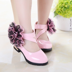 Nueva versión coreana, zapatos de vestir de rendimiento negros para niñas, suelas blandas de primavera y otoño para niños, estilo princesa - Product Image 5