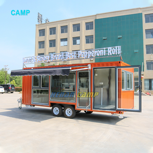 CAMP Remorque alimentaire mobile Vêtements mobiles <span class=keywords><strong>Magasin</strong></span> de détail Boutique Camion Conteneur Bar Restaurant - Product Image 4