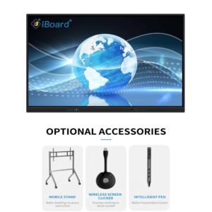 Kích thước lớn 98 inch 110 inch tương tác màn hình phẳng Hiển thị màn hình cảm ứng màn hình bảng thông minh 4k hiển thị cho HọC ViệN - Product Image 5