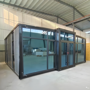 Maison mobile et extensible <span class=keywords><strong>avec</strong></span> mur-rideau en verre, vue panoramique, prête <span class=keywords><strong>à</strong></span> l'emploi, garantie après-vente 30 ans, performances stables - Product Image 2
