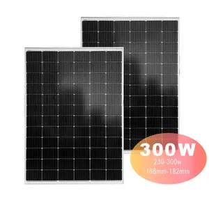 Customizable Solar System 400w 450w 500w Monocrystalline 300wSolar Panel Supplier