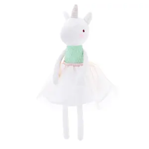หูยาวชุดดอกไม้กระต่ายอีสเตอร์ตุ๊กตาสัตว์ของเล่นตุ๊กตากระต่ายสีส้มดอกไม้พิมพ์ชุดตุ๊กตากวางของเล่น