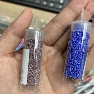 Cuentas de Semilla <span class=keywords><strong>Miyuki</strong></span> <span class=keywords><strong>Delica</strong></span> Japonesas Originales en <span class=keywords><strong>Colores</strong></span> Surtidos, 10 Gramos/Tubo, 11/0, 1.6mm, para Hacer Pulseras, Collares, Pendientes y Joyería - Product Image 2