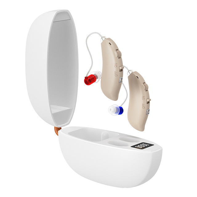 Wholesale Hearing Aids 8-channel for Deafness Price List with CE Manufacturer Digital BTE OTC Rechargeable Hearing Aids