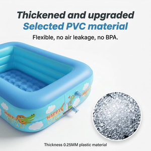 Piscine gonflable à motif plage, nouveau modèle, design multicouche anti-fuite, en PVC, à prix avantageux - Product Image 3
