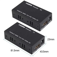 4K HDMI Extender IP Rj45 Converter Cat 5e/6 Répéteur Réseau Tx-Rx Modulateur Mutil-écran Ethernet 3D Style 1080p Vidéo Audio