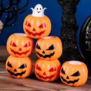Tasse Citrouille Anti-Stress TPR Amusante et Nouveauté pour Halloween, Jouet de Décompression pour Enfants Garçons et Filles - Vente Chaude - Product Image 4