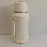 Thermos en acier inoxydable avec poignée et couvercle, isolation de 24 à 36 heures, pot de voyage portable pour le sport en plein air, 1300 ml, personnalisable
