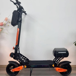 สกู๊ตเตอร์มอเตอร์ไร้แปรงถ่าน 800W ควบคุมผ่านแอพ แบตเตอรี่ลิเธียม 10AH ระบบกันสะเทือนเต็มรูปแบบ สำหรับผู้ใหญ่ พับได้ กันน้ำ สองล้อ - Product Image 4