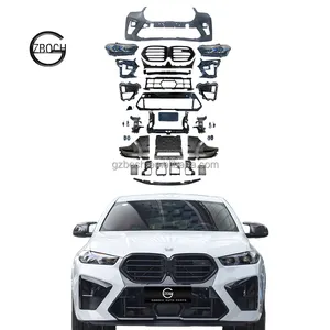 Da G06 a F96 paraurti auto per BMW da X6 G06 a 2024 F96 LCI X6M paraurti anteriore auto X6 M Grill auto X6 fari