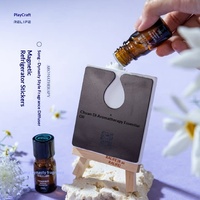 DIY Aimant de réfrigérateur style chinois, peinture en relief 3D, texture plantes et fleurs, peinture à l'huile numérique faite à la main, peint à la main, anniversaire