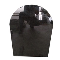 Granite noir absolu de Chine, pierre tombale moderne pour cimetière, dalles de pierre tombale, conception de tombe
