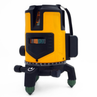 Ensemble horizontal de degré de ligne croisée de haute qualité avec trépied niveau Laser vert niveau Laser 5 lignes