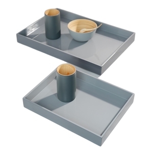 wooden decorative tray lacquer tray large Decorative Trays lacquered food tray with prints <b>mdf</b> lacquered trays lacquer tray viet - Product Image 2