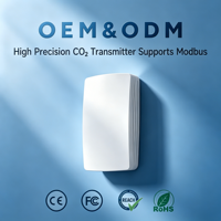Solución IAQ Moderna Aeropulse A300-C-W Senseair S12 para Aulas y Guarderías, Sensor de CO2 Modbus RS485 con Clasificación IP30 para la Salud Infantil