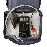 Compteur d'oxygène de pureté portable analyseur de gaz d'oxygène 100% vol