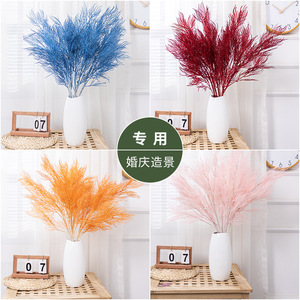 ซุ้มดอกไม้ประดิษฐ์สไตล์มิสต์ สีฟ้า แดง ส้ม ชมพู สำหรับตกแต่งฉากงานแต่งงาน - Product Image 1