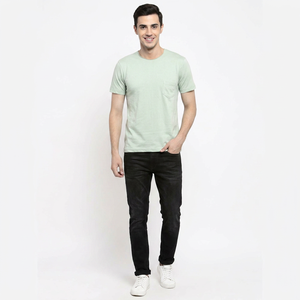 Camisetas para Hombre a Precio de Fábrica, 100% Algodón Prelavado, Tinte Resistente al Color, Costuras Duraderas para Uso a Largo Plazo - Product Image 1
