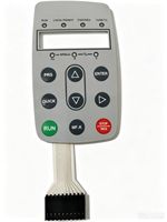 Pengontrol Jarak Jauh Keyboard Membran Kustom Model Sirkuit Fleksibel 270 Merek Hongyuan OEM ODM Gambar Contoh Desain Gratis Ukuran Besar