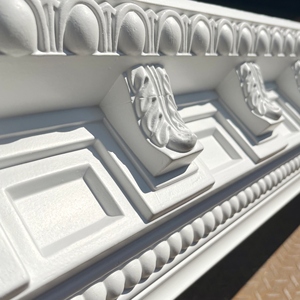 XT-99120 Keo Trắng, Xốp Polyurethane Trong Nhà Hiện Đại, Khuôn Đúc Hình Vương Miện Bằng PU Chạm Khắc Cho Trần, Bán Sỉ Không Thấm Nước - Product Image 4