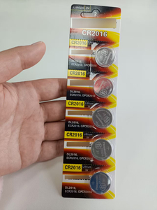 5 batterie a bottone al litio <span class=keywords><strong>CR2016</strong></span> <span class=keywords><strong>3V</strong></span> per giocattoli, elettrodomestici ed elettronica di consumo - Product Image 2