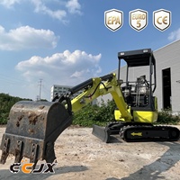 Sin Gastos de Envío, Miniexcavadora de 2 Toneladas, Estándar EPA, Motor Kubota, Multiusos, para Granja y Hogar, Máquina Excavadora Pequeña