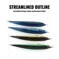 Tolure mini leurre 3D UV imprimé Simulation poisson lumineux 20g 40g 60g 80g matériel de pêche leurre de pêche gabarits en métal