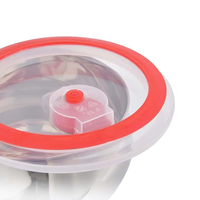 201 Boîte de rangement hermétique ronde étanche en acier inoxydable avec couvercle Boîte à lunch chauffante pour le bureau ou l'école