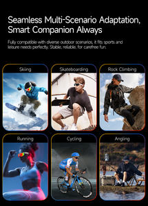 Lunettes de sport W640 avec enregistrement vidéo <span class=keywords><strong>et</strong></span> musique, interaction vocale IA, lunettes intelligentes de sport avec caméra - Product Image 6