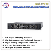 Serveur Dell PowerEdge R7515 2U à processeur unique EPYC jusqu'à 64 cœurs, 2 To max DDR4, 24 NVMe pour la virtualisation et l'analyse de données