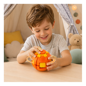 Supplier Ready Gear Rotation Sphere Fingertip Spinner <b>Toy</b> Press Motion Stress Relief Kids Classroom Reward Export - Product Image 2