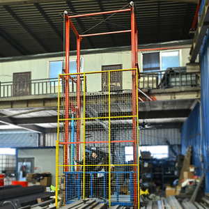 Pengangkat kargo elektrik vertikal untuk penggunaan rumah dan komersial dengan kapasitas beban tinggi dan fitur pemasangan rel panduan - Product Image 6