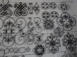 China Fabrik Direkt versand Schmiedeeisen Zier-und Zauns peer spitzen mit guter Qualität - Product Image 5