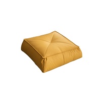 Pouf créatif, individuel, portable et pliable, garni de billes EPS, coins carrés, en tissu technique, canapé paresseux