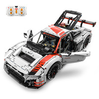 Blocs de construction Audi R8 LMS GT3 1:8 tendance TikTok, 99310 DIY, modèle 99300, jouets RC, 3322 pièces, MOC pour les enfants de 5 à 7 ans