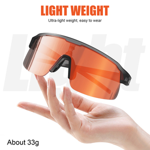 Lunettes de soleil de sport personnalisées avec monture TR90, protection UV400, miroir, coupe-vent, pour le cyclisme, la course à pied et le VTT - Product Image 5