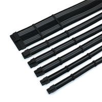Harga pabrik 4mm lengan 24Pin MB, 8Pin CPU, 6Pin GPU Kit kabel ekstensi dasar komputer