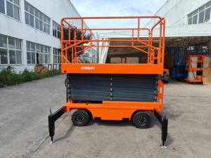 แพลตฟอร์มยกกรรไกรเล็กความสูง6ม. 8ม. 10ม. 12ม. แพลตฟอร์มยกกรรไกรขนาดเล็กสำหรับคลังสินค้าลิฟท์ไฮดรอลิก - Product Image 5