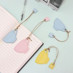 Marcapáginas de Taza de Café de Cuero PU, Envío en 2 Días, Exquisitos Clips para Páginas de Libros, Marcapáginas de Taza de Té con Diseño Estampado, Regalos para Estudiantes y Profesores - Product Image 1