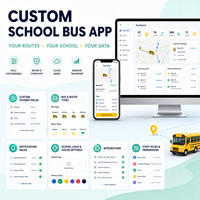 Développement d'une application de suivi des bus scolaires pour iOS et Android avec suivi en direct des bus et enregistrement des élèves